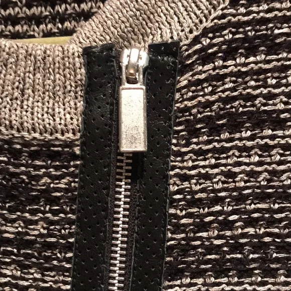 White + Warren Medium Asymmetrical Zipperd Cardigan - Picture 7 of 8